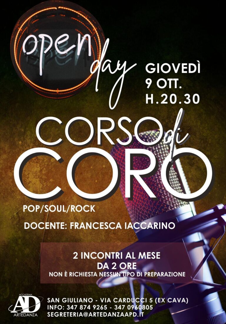 Open Day Corso di Coro